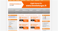 Desktop Screenshot of imoniusteigimas.lt